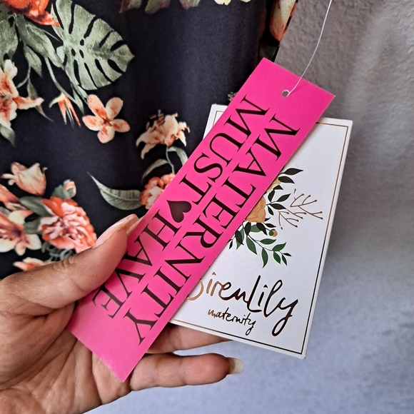 Floral Maternity Blouse - Picture 4 of 7